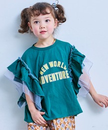 MARKEY'S | チュールフリルカレッジTシャツ(Tシャツ/カットソー)