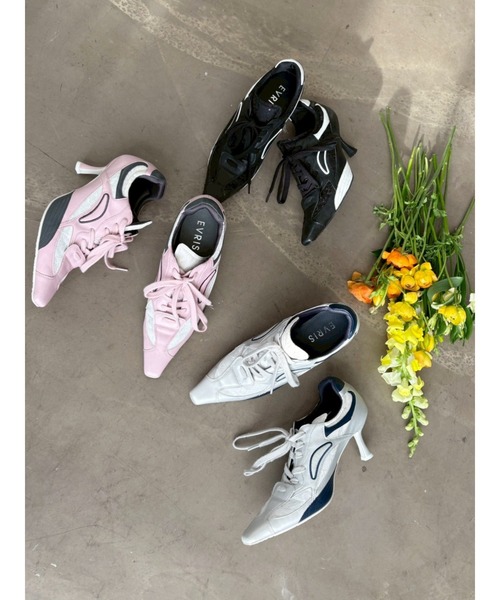 EVRIS（エヴリス）の「ポインテッドスニーカーヒール（パンプス）」 - WEAR