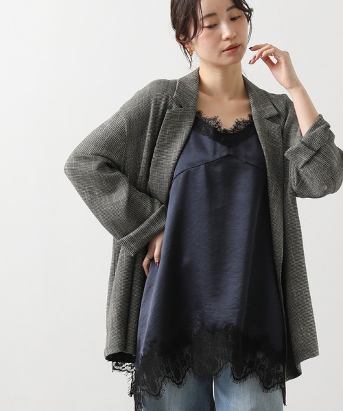 Gready Brilliant（グレディブリリアン）の「レースキャミ（キャミソール・レディース・アイボリー/ネイビー・38）」の15枚目の写真