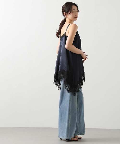 Gready Brilliant（グレディブリリアン）の「レースキャミ（キャミソール・レディース・アイボリー/ネイビー・38）」の17枚目の写真