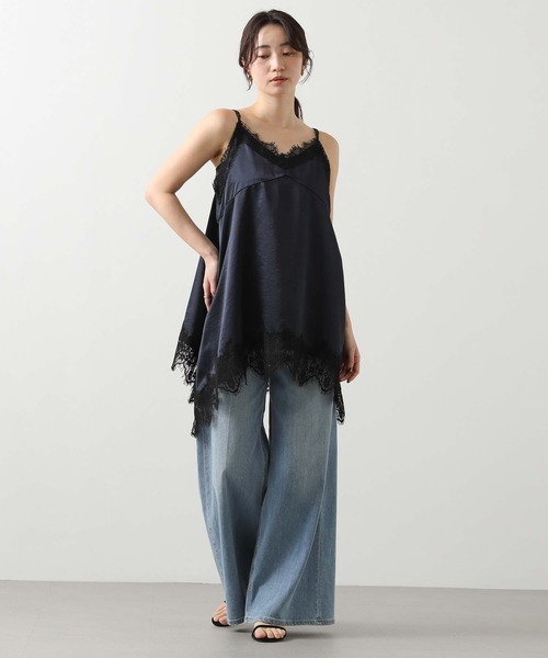 Gready Brilliant（グレディブリリアン）の「レースキャミ（キャミソール・レディース・アイボリー/ネイビー・38）」の19枚目の写真