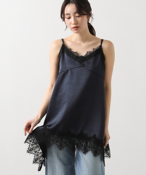 Gready Brilliant（グレディブリリアン）の「レースキャミ（キャミソール・レディース・アイボリー/ネイビー・38）」の20枚目の写真