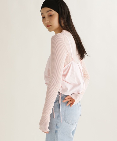 studio CLIP(スタディオクリップ)の「【daily CLIP】シャリシアーニットプルオーバー(ニット/セーター・レディース・グレー/ピンク/アイボリー・FREE)」の13枚目の写真