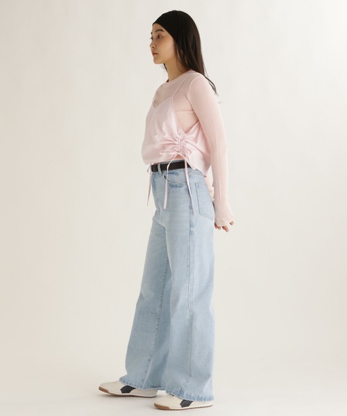 studio CLIP(スタディオクリップ)の「【daily CLIP】シャリシアーニットプルオーバー(ニット/セーター・レディース・グレー/ピンク/アイボリー・FREE)」の16枚目の写真