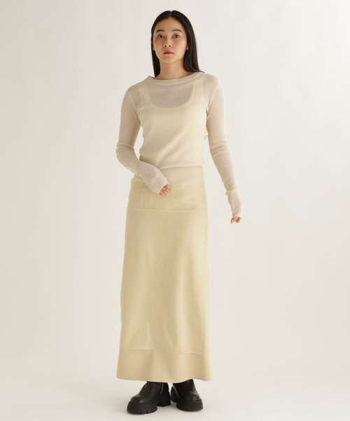 studio CLIP(スタディオクリップ)の「【daily CLIP】シャリシアーニットプルオーバー(ニット/セーター・レディース・グレー/ピンク/アイボリー・FREE)」の21枚目の写真