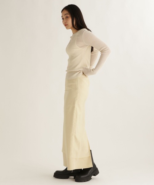 studio CLIP(スタディオクリップ)の「【daily CLIP】シャリシアーニットプルオーバー(ニット/セーター・レディース・グレー/ピンク/アイボリー・FREE)」の22枚目の写真