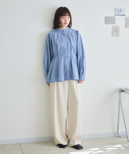 RU.TI.LE(ルチル)の「【RU.TI.LE】ラップワイドパンツ(スラックス・レディース・カーキ/アイボリー/ブラック・LARGE/MEDIUM)」の11枚目の写真
