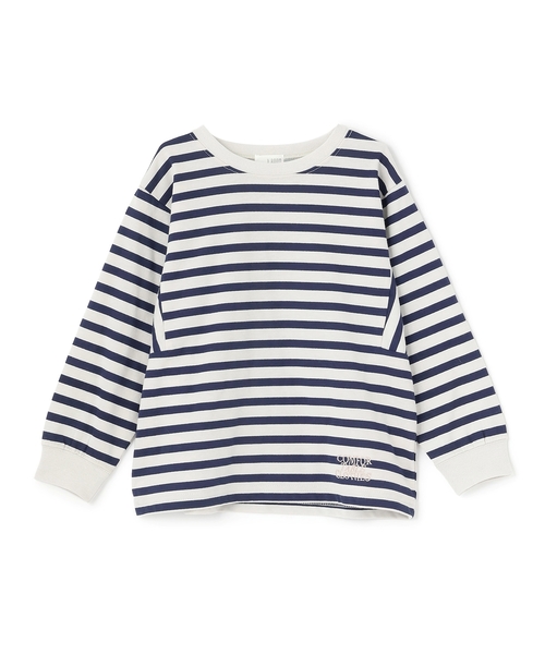 b・ROOM（ビールーム）の「【防汚・速乾・型崩れしない】【ムテキT】変形切り替えアソートプリント総柄Ｔシャツ（Tシャツ/カットソー・キッズ・ネイビー/ブラック/ターコイズブルー/トップグレー/レンガ/グリーン系その他/マルチ・120cm/110cm/130cm/140cm/150cm/100cm）」の10枚目の写真