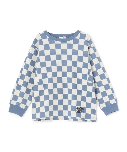 b・ROOM（ビールーム）の「【防汚・速乾・型崩れしない】【ムテキT】変形切り替えアソートプリント総柄Ｔシャツ（Tシャツ/カットソー・キッズ・ネイビー/ブラック/ターコイズブルー/トップグレー/レンガ/グリーン系その他/マルチ・120cm/110cm/130cm/140cm/150cm/100cm）」の11枚目の写真