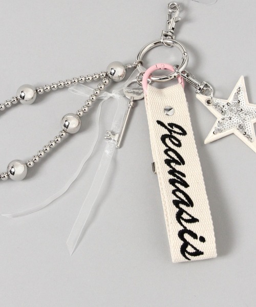JEANASIS（ジーナシス）の「JSバンドチャームスマホストラップ/638353（スマホグッズ・レディース・ホワイト系その他/ブラック系その他・FREE）」の6枚目の写真