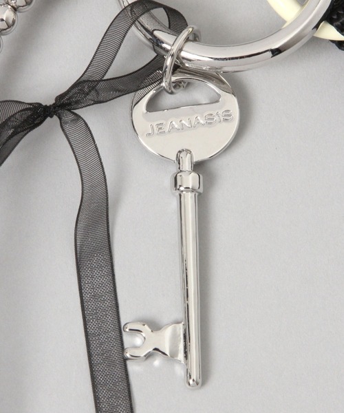 JEANASIS（ジーナシス）の「JSバンドチャームスマホストラップ/638353（スマホグッズ・レディース・ホワイト系その他/ブラック系その他・FREE）」の7枚目の写真