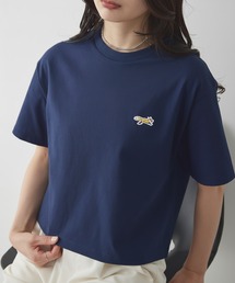 PENNEYS/ペニーズ 別注 THE FOX ロゴ ワンポイント刺繍 ショート丈 半袖Tシャツ