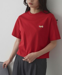 PENNEYS/ペニーズ 別注 THE FOX ロゴ ワンポイント刺繍 ショート丈 半袖Tシャツ