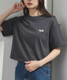 PENNEYS/ペニーズ 別注 THE FOX ロゴ ワンポイント刺繍 ショート丈 半袖Tシャツ