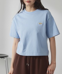 PENNEYS/ペニーズ 別注 THE FOX ロゴ ワンポイント刺繍 ショート丈 半袖Tシャツ