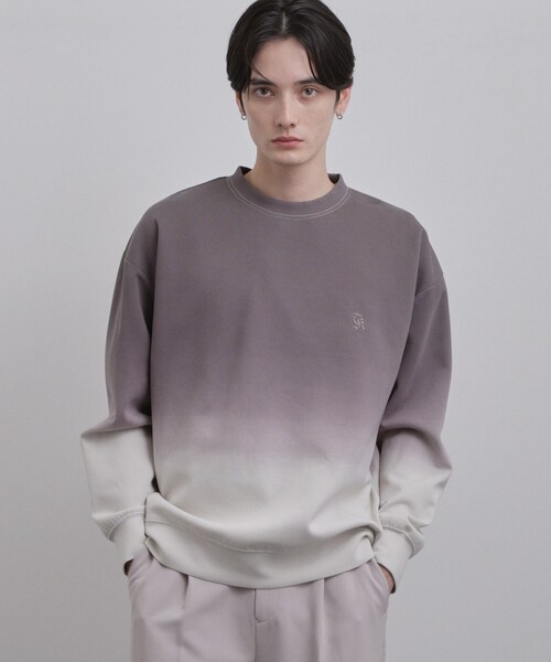 tk.TAKEO KIKUCHI（ティーケータケオキクチ）の「グラデーションスウェット（スウェット・メンズ・ライトブルー/ライトグレー/チャコールグレー・02/03）」の9枚目の写真