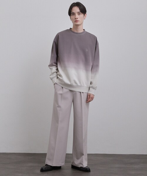 tk.TAKEO KIKUCHI（ティーケータケオキクチ）の「グラデーションスウェット（スウェット・メンズ・ライトブルー/ライトグレー/チャコールグレー・02/03）」の10枚目の写真