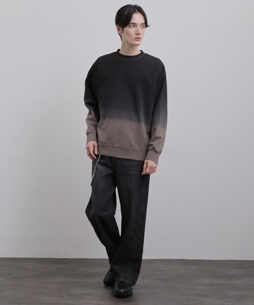 tk.TAKEO KIKUCHI（ティーケータケオキクチ）の「グラデーションスウェット（スウェット・メンズ・ライトブルー/ライトグレー/チャコールグレー・02/03）」の14枚目の写真