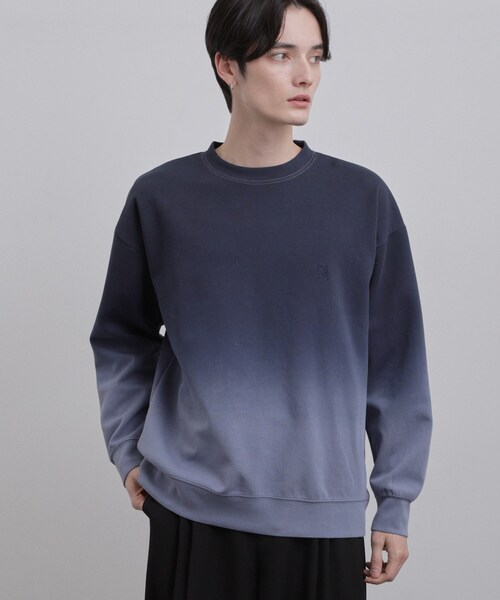tk.TAKEO KIKUCHI（ティーケータケオキクチ）の「グラデーションスウェット（スウェット・メンズ・ライトブルー/ライトグレー/チャコールグレー・02/03）」の15枚目の写真