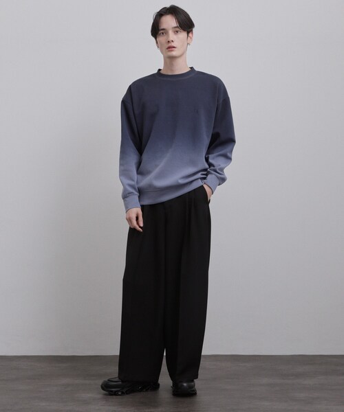 tk.TAKEO KIKUCHI（ティーケータケオキクチ）の「グラデーションスウェット（スウェット・メンズ・ライトブルー/ライトグレー/チャコールグレー・02/03）」の16枚目の写真