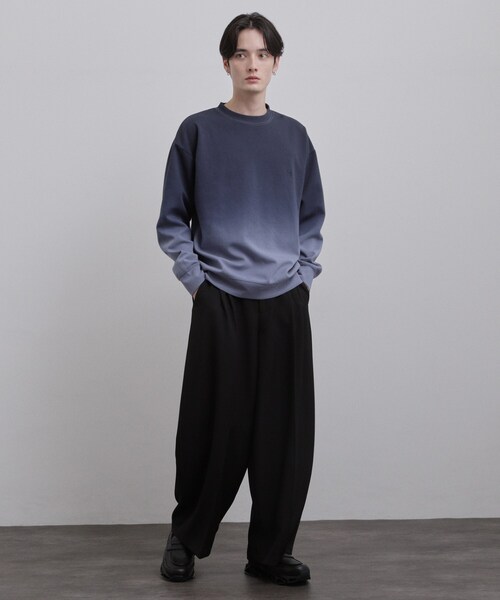 tk.TAKEO KIKUCHI（ティーケータケオキクチ）の「グラデーションスウェット（スウェット・メンズ・ライトブルー/ライトグレー/チャコールグレー・02/03）」の17枚目の写真