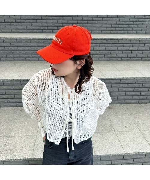 Flugge(フラッジー)の「ポイントカラーキャップ(キャップ・レディース・オレンジ・FREE)」の4枚目の写真