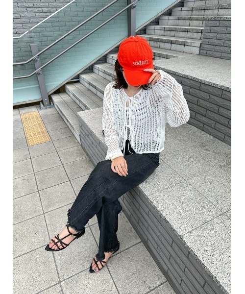 Flugge(フラッジー)の「ポイントカラーキャップ(キャップ・レディース・オレンジ・FREE)」の8枚目の写真