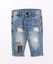 MONNALISA（モナリザ）の「ﾓﾅﾘｻﾞﾍﾞﾍﾞ　ﾊﾟﾝﾂ（デニムパンツ）」