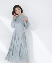 NATURAL BEAUTY BASIC | ◇ラッフルデザインワンピース(ワンピース)