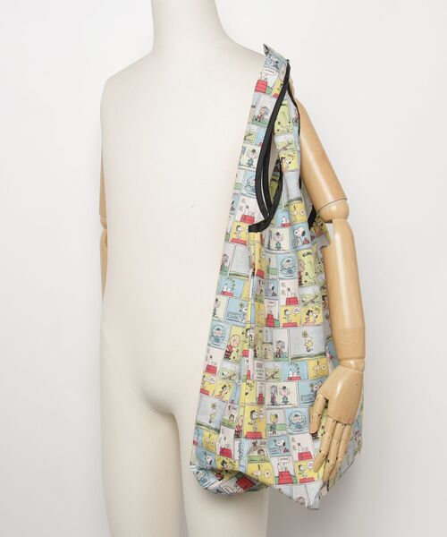 FRUIT OF THE LOOM(フルーツオブザルーム)の「【FRUIT OF THE LOOM/フルーツオブザルーム】FRUIT OF THE LOOM x PEANUTS エコバッグL2(エコバッグ/サブバッグ・レディース・イエロー・FREE)」の6枚目の写真