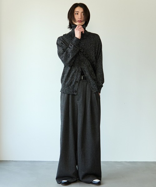 SINSS（シンス）の「Nep knit cardigan / ネップニットカーディガン（ニット/セーター・メンズ・ブラック/ブルー・X-SMALL/SMALL/MEDIUM/LARGE）」の22枚目の写真