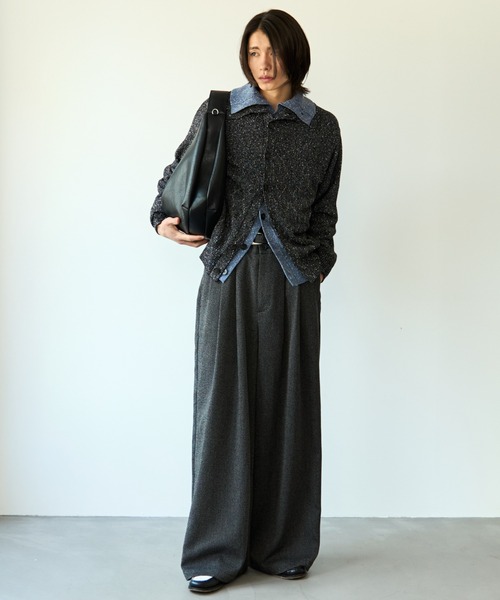 Nep knit cardigan / ネップニットカーディガン（ニット/セーター