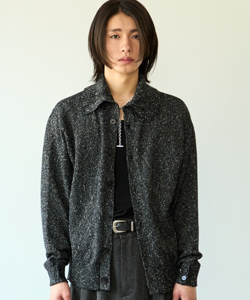 Nep knit cardigan / ネップニットカーディガン（ニット/セーター