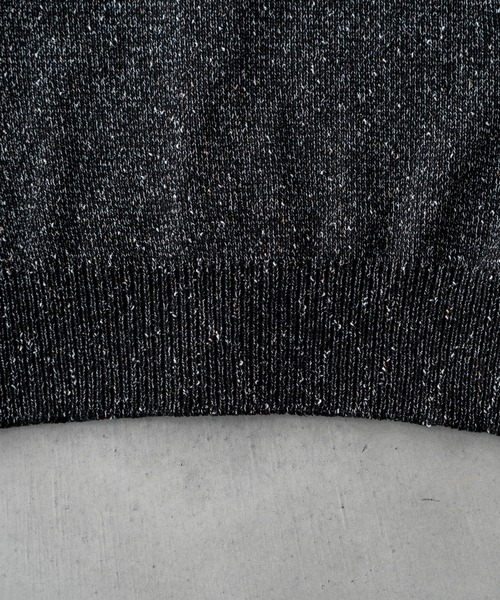 SINSS（シンス）の「Nep knit cardigan / ネップニットカーディガン（ニット/セーター・メンズ・ブラック/ブルー・X-SMALL/SMALL/MEDIUM/LARGE）」の3枚目の写真