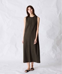 natural dye mint jersey dress