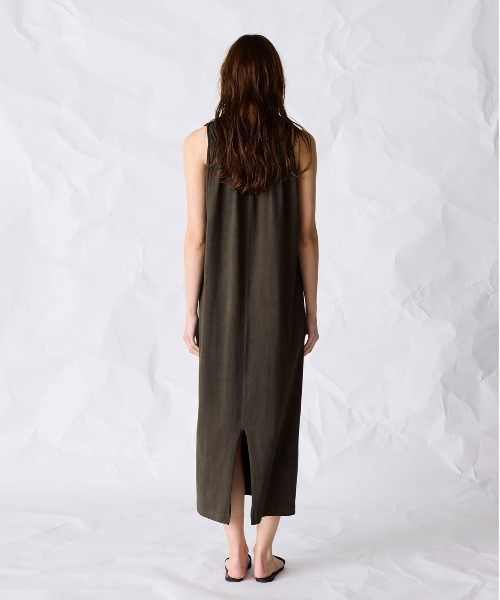 WALANCE(ワランス)の「natural dye mint jersey dress(ワンピース・レディース・ブラウン/スミクロ・FREE)」の9枚目の写真
