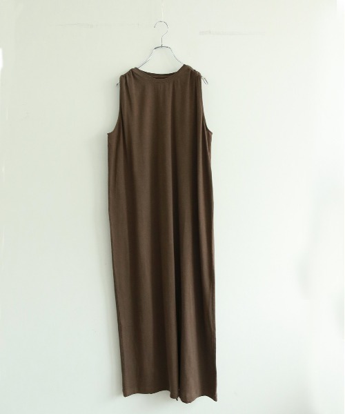 WALANCE(ワランス)の「natural dye mint jersey dress(ワンピース・レディース・ブラウン/スミクロ・FREE)」の14枚目の写真