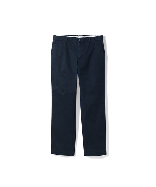 [AUTHENTIC] アセンティックスーピマ265レギュラーストレートチノパンツNAVY