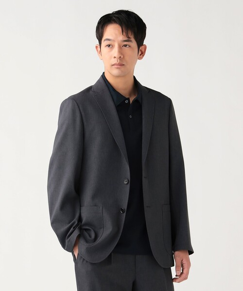 BEAMS HEART（ビームスハート）の「【6/18値下げ】テックエア ジャケット（セットアップ対応・手洗い可能・ストレッチ）（テーラードジャケット・メンズ・ネイビー/グレー・MEDIUM/X-LARGE/SMALL/LARGE）」の15枚目の写真