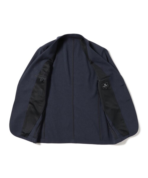 BEAMS HEART（ビームスハート）の「【6/18値下げ】テックエア ジャケット（セットアップ対応・手洗い可能・ストレッチ）（テーラードジャケット・メンズ・ネイビー/グレー・MEDIUM/X-LARGE/SMALL/LARGE）」の3枚目の写真