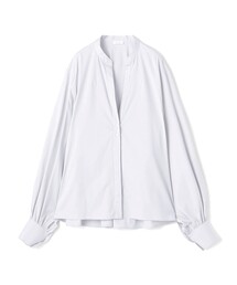 DES PRES（デ・プレ）の「コットンストレッチポプリン ボリュームスリーブブラウス（シャツ/ブラウス）」