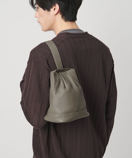 POLPETTA（ポルペッタ）の「＜POLPETTA＞TULIPANO-P/バケットバッグ（ショルダーバッグ・メンズ・ライム/ベージュ・FREE）」の5枚目の写真