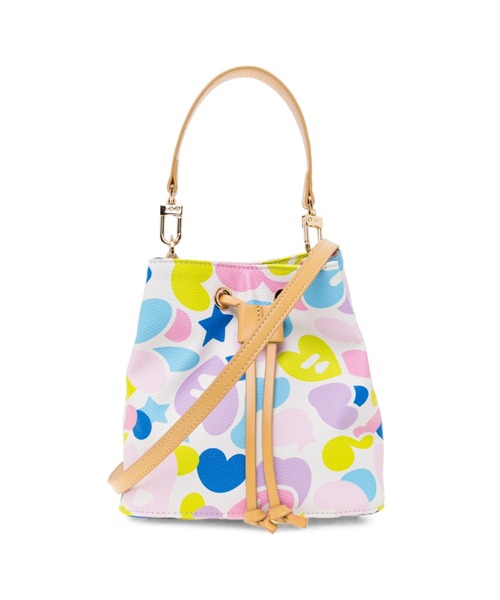 A BATHING APE(アベイシングエイプ)の「CAMO MINI BAG HANDBAG #3(ハンドバッグ・レディース・マルチ/ブルー/ピンク・FREE)」の3枚目の写真