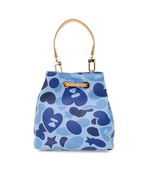 A BATHING APE(アベイシングエイプ)の「CAMO MINI BAG HANDBAG #3(ハンドバッグ・レディース・マルチ/ブルー/ピンク・FREE)」の4枚目の写真
