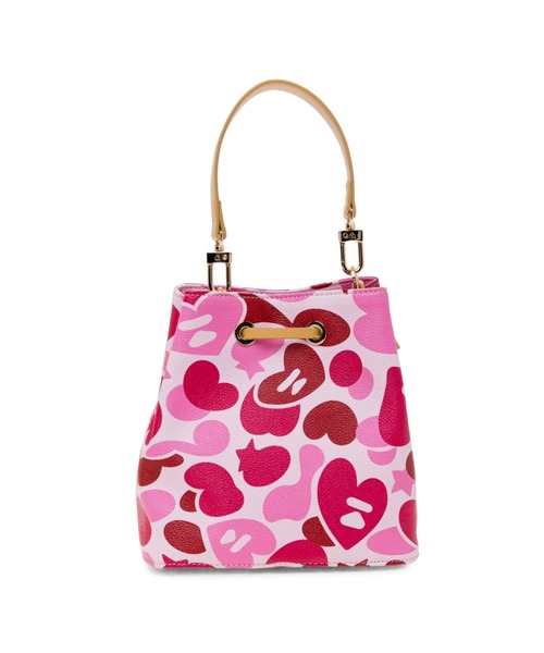 A BATHING APE(アベイシングエイプ)の「CAMO MINI BAG HANDBAG #3(ハンドバッグ・レディース・マルチ/ブルー/ピンク・FREE)」の5枚目の写真