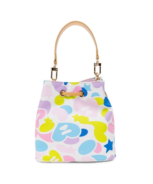 A BATHING APE(アベイシングエイプ)の「CAMO MINI BAG HANDBAG #3(ハンドバッグ・レディース・マルチ/ブルー/ピンク・FREE)」の6枚目の写真