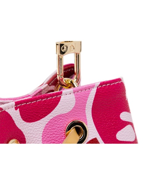 A BATHING APE(アベイシングエイプ)の「CAMO MINI BAG HANDBAG #3(ハンドバッグ・レディース・マルチ/ブルー/ピンク・FREE)」の11枚目の写真