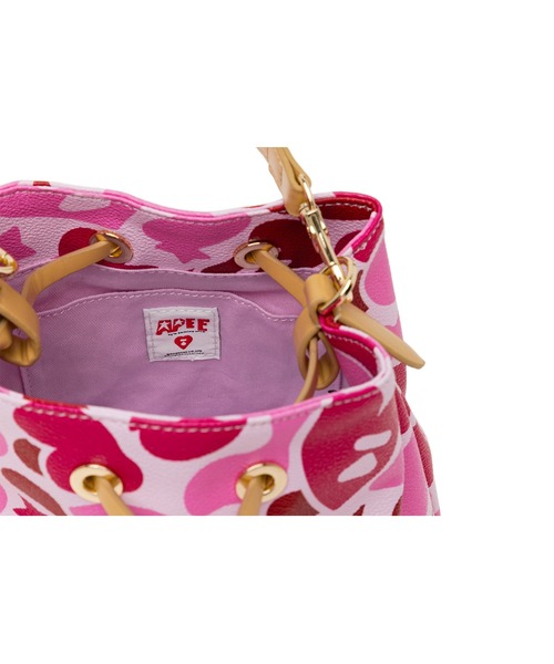 A BATHING APE(アベイシングエイプ)の「CAMO MINI BAG HANDBAG #3(ハンドバッグ・レディース・マルチ/ブルー/ピンク・FREE)」の14枚目の写真