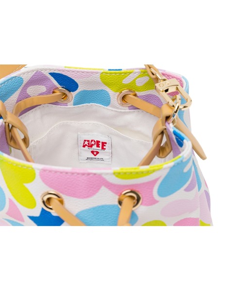 A BATHING APE(アベイシングエイプ)の「CAMO MINI BAG HANDBAG #3(ハンドバッグ・レディース・マルチ/ブルー/ピンク・FREE)」の15枚目の写真