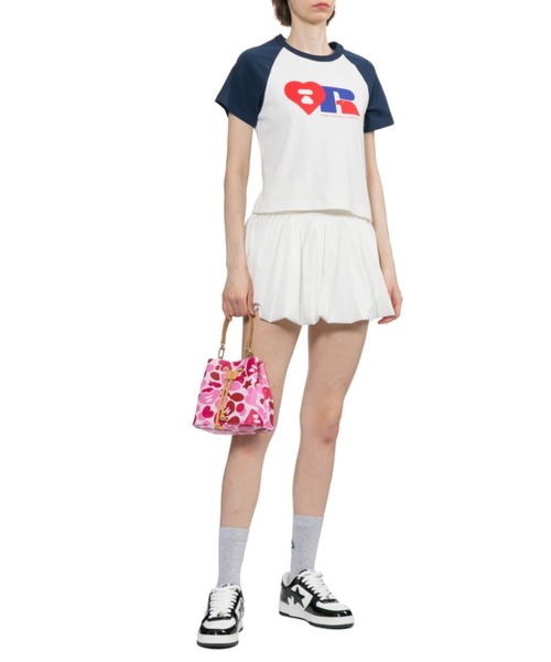 A BATHING APE(アベイシングエイプ)の「CAMO MINI BAG HANDBAG #3(ハンドバッグ・レディース・マルチ/ブルー/ピンク・FREE)」の20枚目の写真